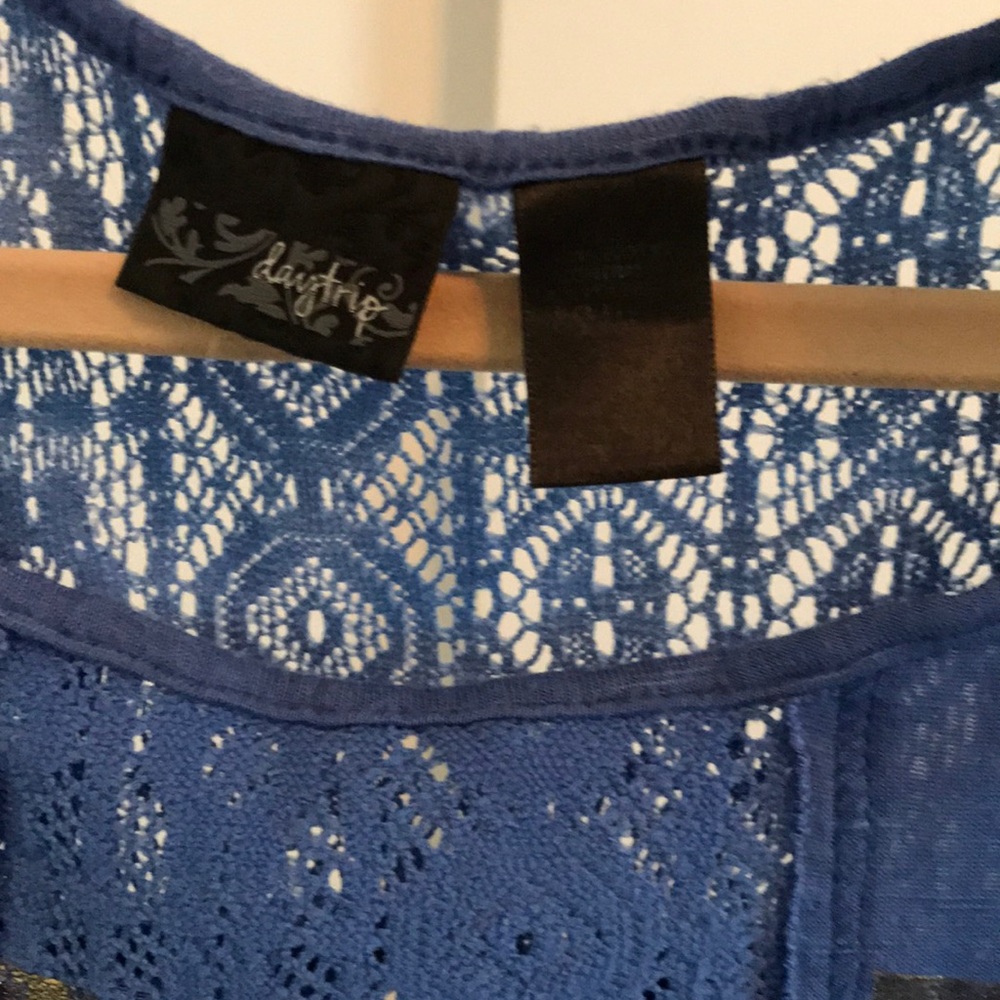 Blue crop top - Picture 3 of 3